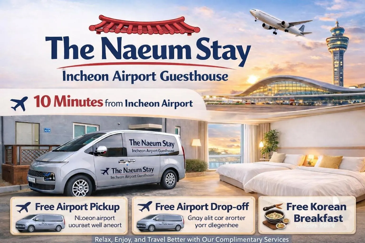 The Naeum Stay Incheon Airport Guesthouse 0*,  Korsel
